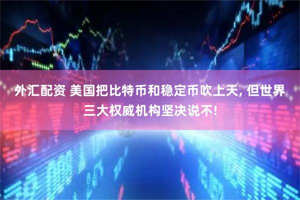 外汇配资 美国把比特币和稳定币吹上天, 但世界三大权威机构坚决说不!