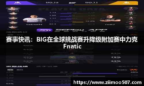 赛事快讯：BIG在全球挑战赛升降级附加赛中力克Fnatic